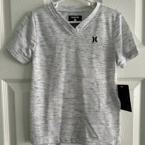 Hurley Little Boys NWT White Multicolor Heather Shirt
